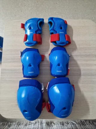 Patines infantiles ajustables azules