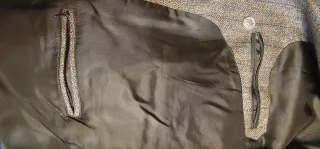 Americana Marrón y Gris.