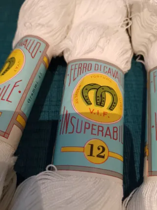 6 matasse cotone Ferro di Cavallo V.I.F. 12