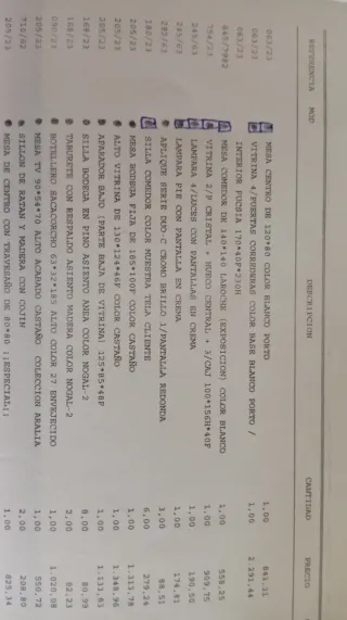 Mesa de comedor y sillas estilo clásico