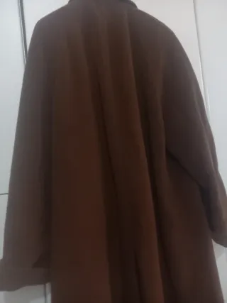 Cappotto lungo lana marrone