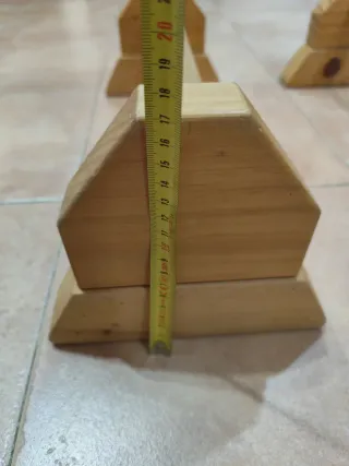 Barras paralelas de madera