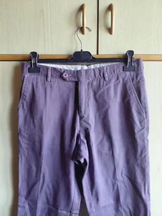 Pantalone uomo prugna sbiadito Peter & Sons (S)