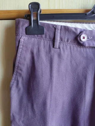 Pantalone uomo prugna sbiadito Peter & Sons (S)