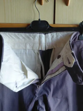 Pantalone uomo prugna sbiadito Peter & Sons (S)