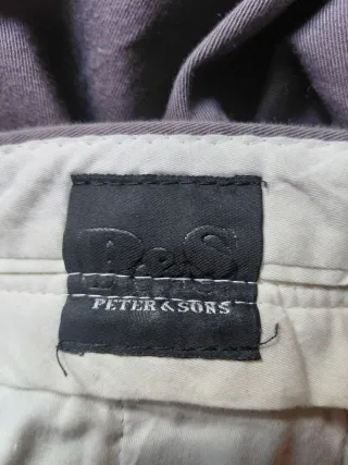 Pantalone uomo prugna sbiadito Peter & Sons (S)