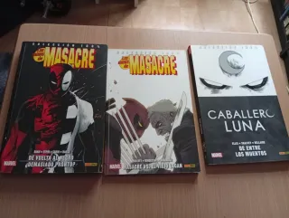 Packs de 6 tomos comics Marvel + 2 funkos