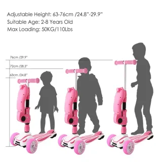 Patinete infantil con asiento