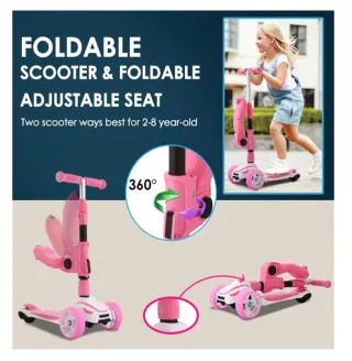 Patinete infantil con asiento