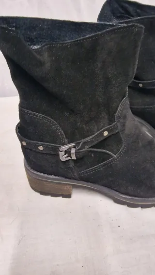 Stivali Kammi neri in camoscio