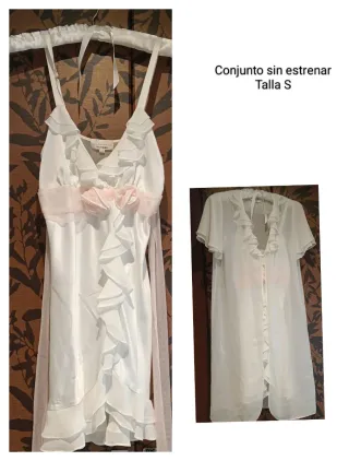 Conjunto camisón y bata S sin estrenar
