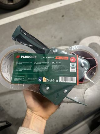 Dispensador cinta embalaje Parkside