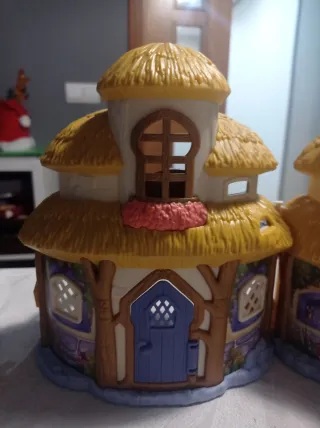 Mini casa de muñecas con accesorios