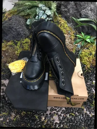 Botas Dr. Martens Negras Cremallera