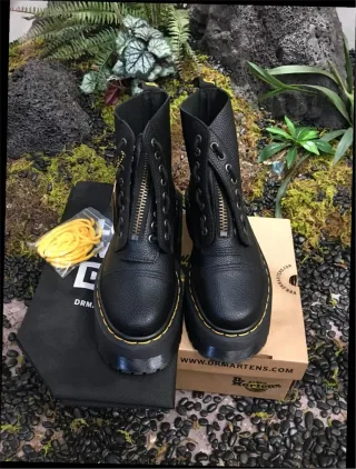 Botas Dr. Martens Negras Cremallera