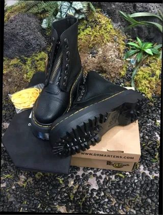 Botas Dr. Martens Negras Cremallera