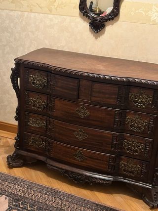 Cómoda Secreter Portuguesa Antigua