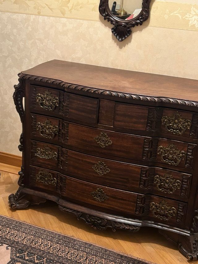 Cómoda Secreter Portuguesa Antigua