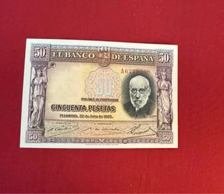 Billete 50 1935 Serie A S/C Ramon y Cajal