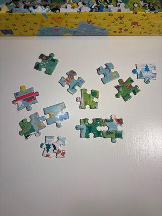 Puzzle y Atlas de Europa Usborne