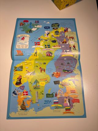 Puzzle y Atlas de Europa Usborne