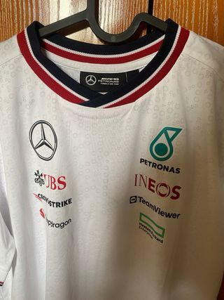 Camiseta Mercedes AMG Petronas F1 Blanca
