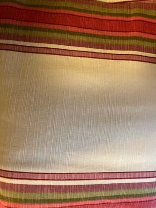 Cortina de tela con rayas de muy buena calidad