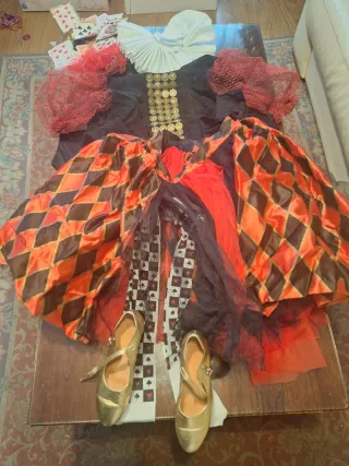 Disfraz Reina Corazones Carnaval