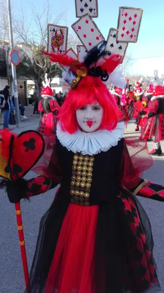 Disfraz Reina Corazones Carnaval