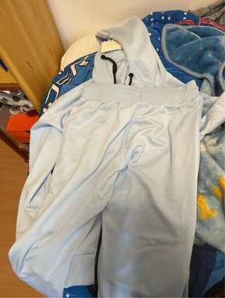 Chaqueta Nike Azul Claro con Cremallera