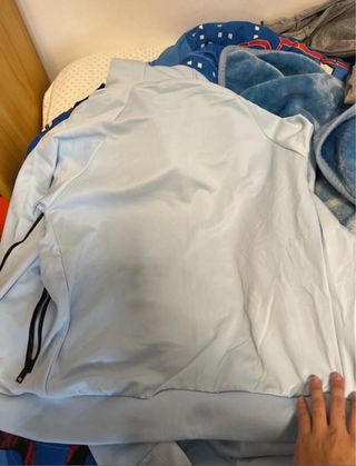 Chaqueta Nike Azul Claro con Cremallera