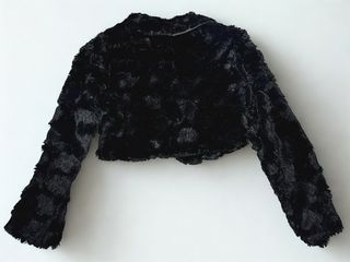 Chaqueta pelo negra - S - USO x1