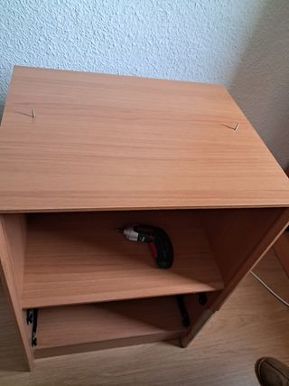Mesa de escritorio madera aglomerado con cajones