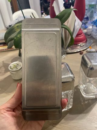 Oliera Design Sergio Asti Vetro Metallo