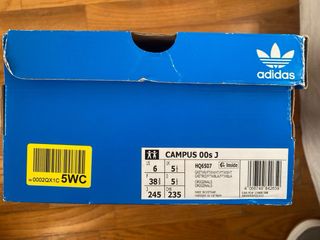 Adidas Campus 00s J Grises Talla 38 2/3