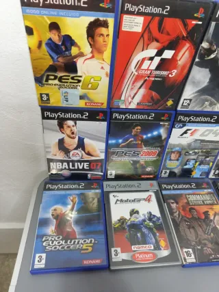 Lote 110Juegos PS2 (PES, FIFA, God of War, etc.)