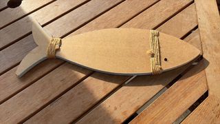 Figura Pez Decorativo Madera