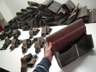 Bolsas de encofrado de cuero