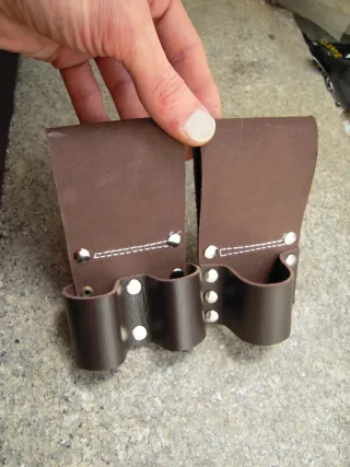 Bolsas de encofrado de cuero