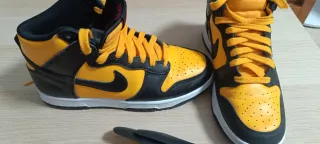 Nike Dunk High Retro Negro Amarillo