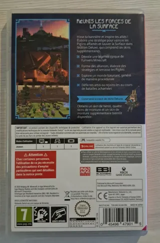 Juego Minecraft Legends Deluxe Edition Switch