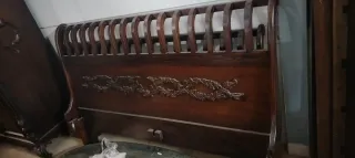 Dormitorio Caoba Tallado