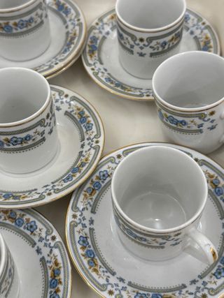 10 Tazzine da Caffè in Porcellana