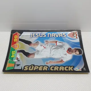 ⚽️ CROMO DE FUTBOL JESÚS NAVAS SUPER CRACK 2011-12
