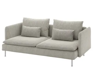 Sofá 3 plazas Ikea Soderhamn beige con reposabrazo