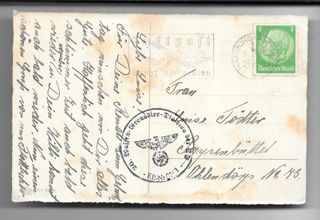 Postal Original Segunda Guerra Mundial