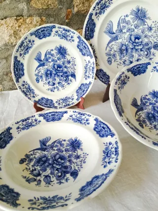 Piezas antiguas porcelana vajilla Pontesa