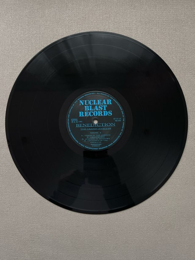 Vinilo de Benediction “The Grand Leveller”
