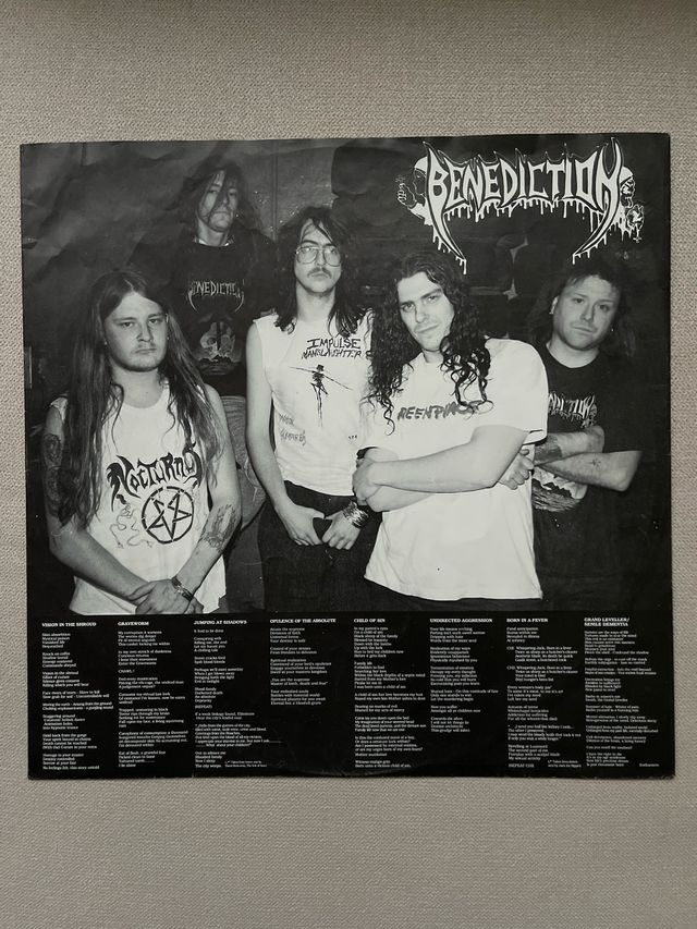 Vinilo de Benediction “The Grand Leveller”