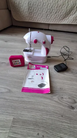 Máquina de coser niña con kit de costura